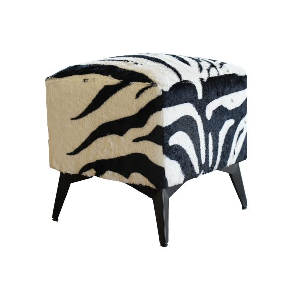 ottoman chair- zebra